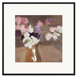 Kunsttryk i ramme Still life with flowers