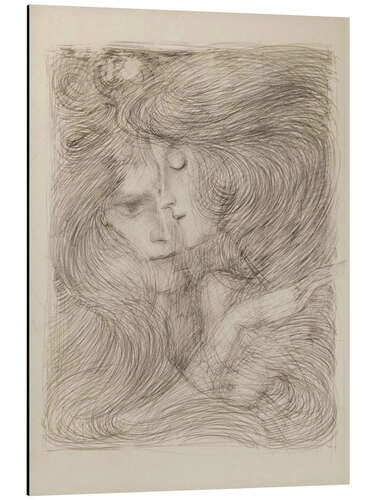Aluminiumsbilde Two women