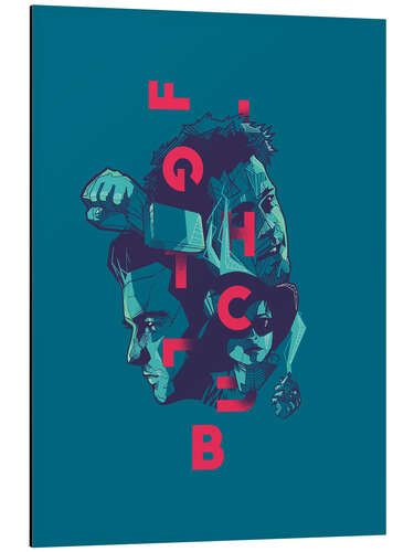 Tableau en aluminium Fight club