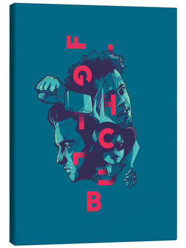 Canvas-taulu Fight club
