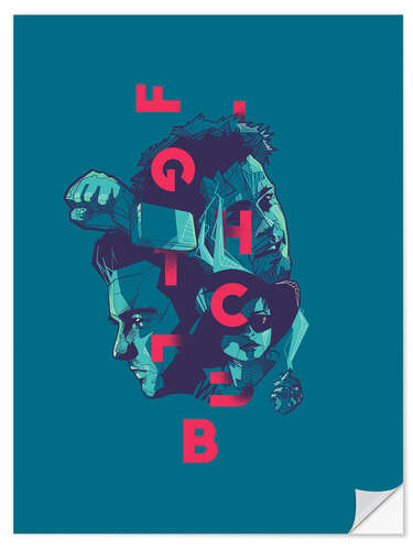 Vinilo para la pared Fight club