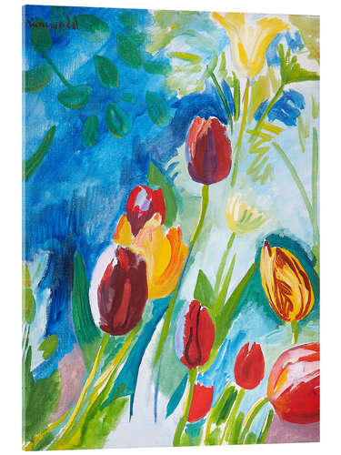 Acrylglas print Tulips