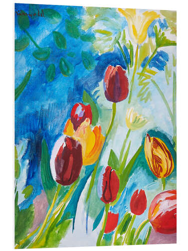 PVC print Tulips