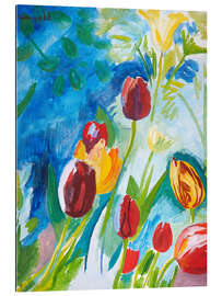 Tableau en plexi-alu Tulipes