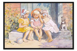 Gerahmter Kunstdruck Mädchen