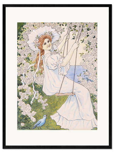 Plakat artystyczny premium w ramie Untitled