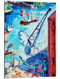 Magnettafel Blick auf Stadsgården Richtung Kastellholme