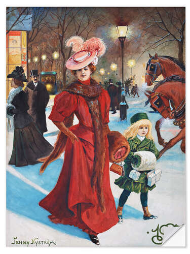 Sisustustarra Christmas shopping for elegant ladies