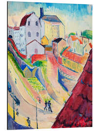 Magnettafel Rotes Dach - Blick auf die Glasbruksgatan