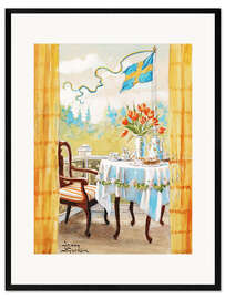 Ingelijste kunstdruk Holiday