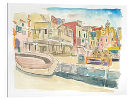 Gallery print Procida port promenda, Italy