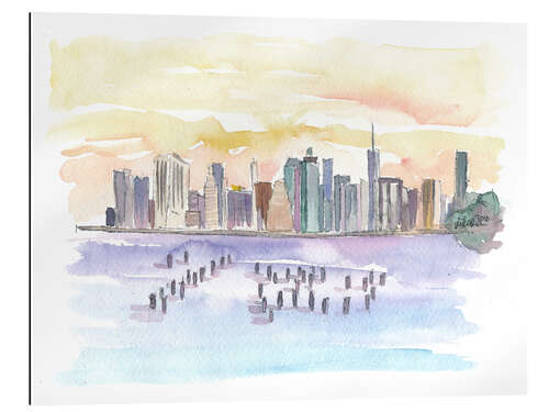 Galleriprint View from Brooklyn of the New York City skyline