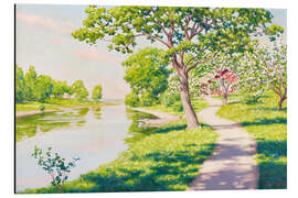 Magnettafel Sommergrün am Fluss