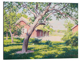 Magnettafel Sommergarten mit Henne