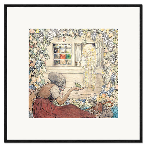 Impression artistique encadrée Blanche-Neige