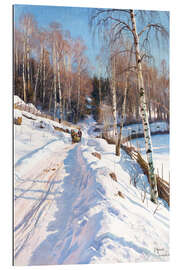 Gallery print Sleigh ride on a sunny winter day