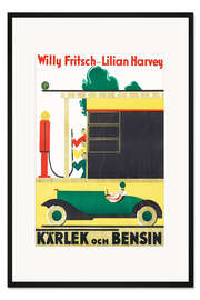 Gerahmter Kunstdruck Liebe und Benzin