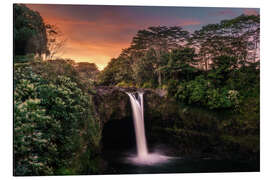 Aluminiumsbilde Rainbow Falls in Hilo, Big Island, Hawaii