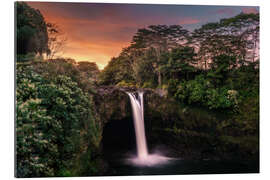 Gallery Print Rainbow Falls in Hilo, Big Island, Hawaii