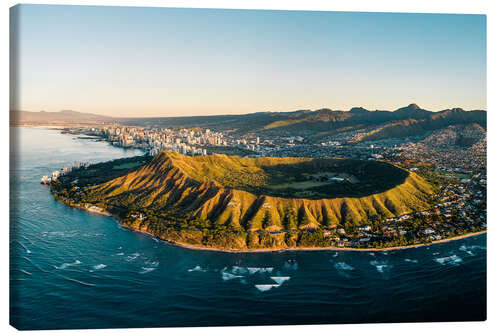 Obraz na płótnie Diamond Head crater in Honolulu, Hawaii