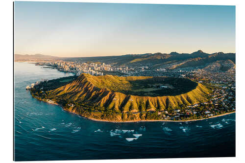 Gallery Print Diamond-Head-Krater auf Honolulu, Hawaii