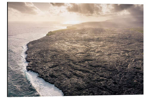 Aluminium print Lava field on Big Island, Hawaii