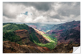 Wandsticker Waimea Canyon auf Kauai, Hawaii