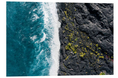 PVC-taulu Lava field meets ocean