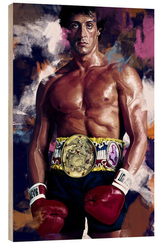 Puutaulu Rocky Balboa