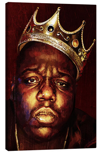 Quadro em tela Biggie Smalls