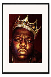 Gerahmter Kunstdruck Biggie Smalls