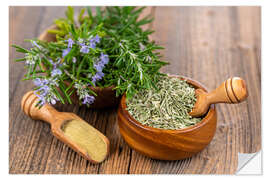 Sisustustarra Blossoming rosemary