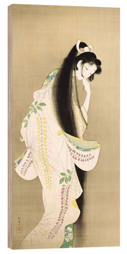 Quadro de madeira Chama (Princesa Rokujo)