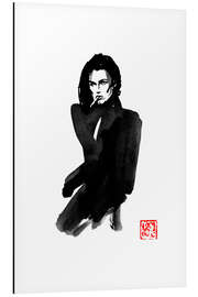 Magnettafel Rauchende Frau