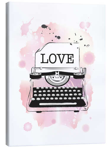 Canvas print A love letter