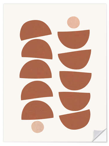 Wall sticker Terracotta Shards I