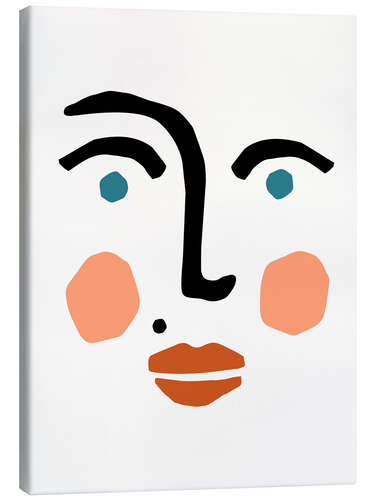 Canvas print Woman's Face