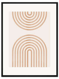 Gerahmter Kunstdruck Regenbogenreflektion - Sisi And Seb