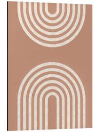 Magnettafel Zwei Regenbogen, Beige