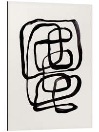 Magnettafel Linien-Quadrate