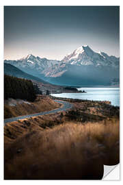 Naklejka na ścianę Mount Cook, New Zealand