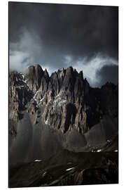 Tableau en aluminium Alpes françaises