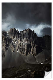 Självhäftande poster French alps