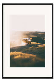 Gerahmter Kunstdruck Leben im Van