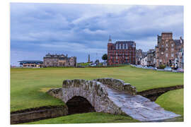 Foam board print Swilcan Bridge at the Old Course at St Andrews