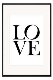 Gerahmter Kunstdruck Love I