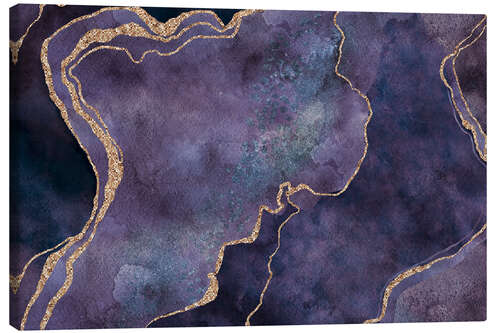 Canvas-taulu A dream of violet and gold