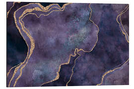 Magnettafel Ein Traum aus Violett und Gold