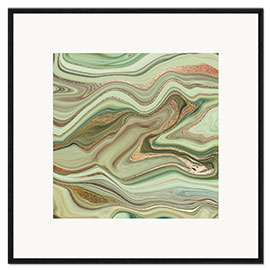 Framed art print Fluid Painting IV