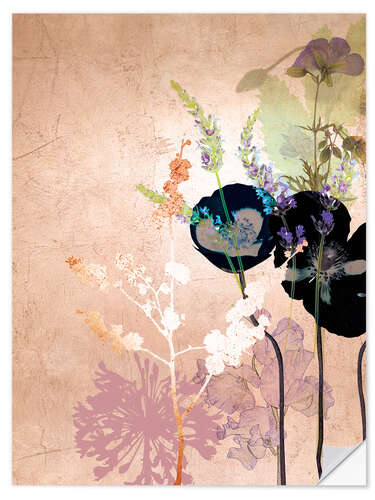 Muursticker Delicate Herbarium I